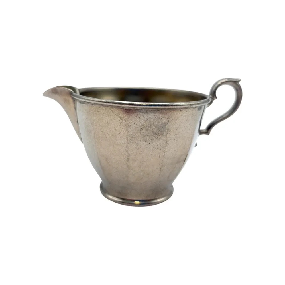 Vintage M Means B Best‎ Silver-Plated Creamer Manning Bowman & Co Trademark